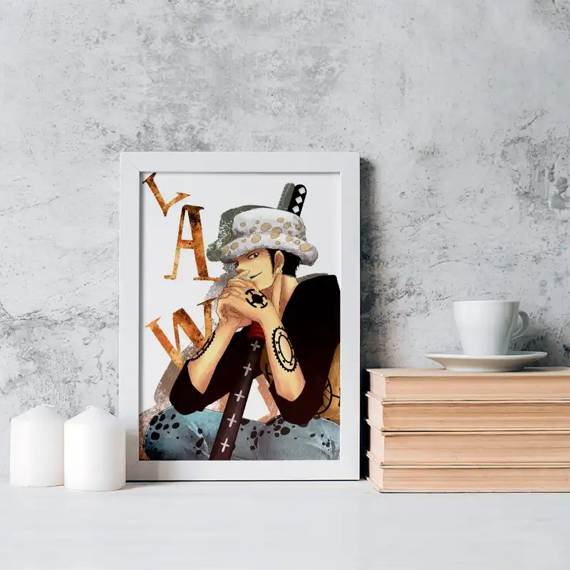 تابلو خندالو مدل ترافلگر انیمه وان پیس One Piece کد 17241