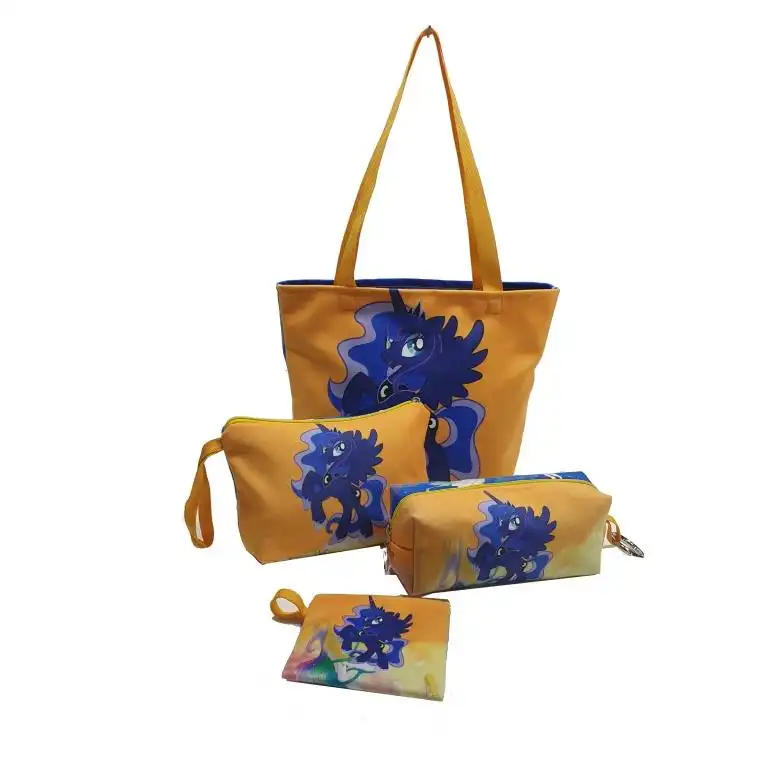 ساک لوازم کودک و نوزاد ساسویه مدل حیوانات کد 1444 مجموعه 4 عددی