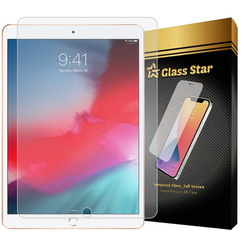 محافظ صفحه نمایش گلس استار مدل TABLETS9 مناسب برای تبلت اپل iPad Air 2019