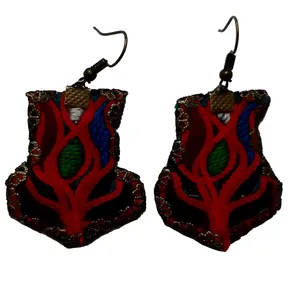 گوشواره سوزن دوزی کد B60