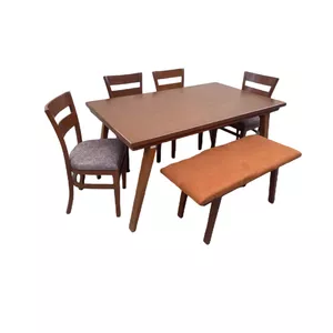 میز و صندلی ناهارخوری 6 نفره گالری چوب آشنایی مدل 789