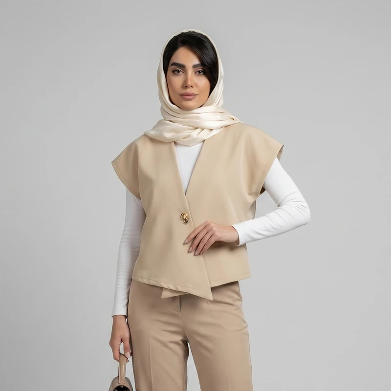 وست یقه هفت زنانه مون‌سا مدل 11