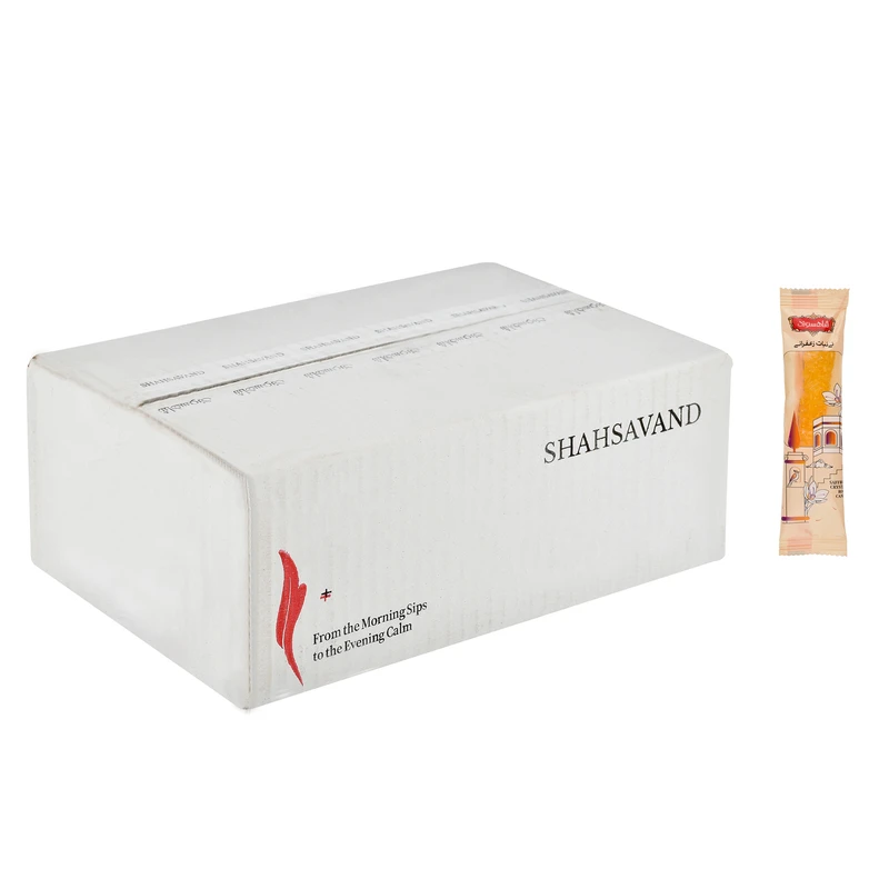 نبات زعفرانی تک نفره شاهسوند بسته 100 عددی