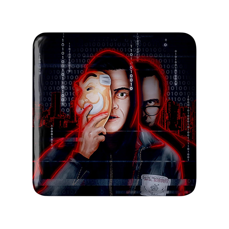 مگنت خندالو طرح الیوت الدرسون سریال آقای ربات Mr.Robot کد 10240