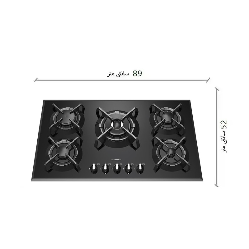 اجاق گاز صفحه ای رابیتس مدل 567