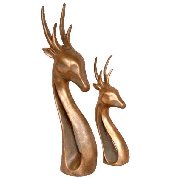 مجسمه مدل گوزن مجموعه 2 عددی