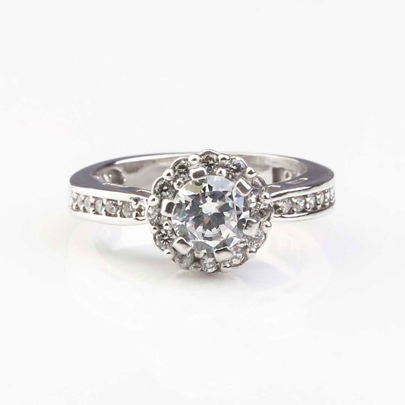 انگشتر نقره زنانه مدل 21327 انگشتر نقره زنانه مدل 21327