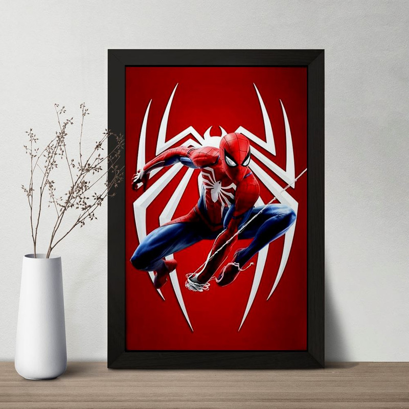 تابلو خندالو مدل مرد عنکبوتی Spider Man  کد 2380