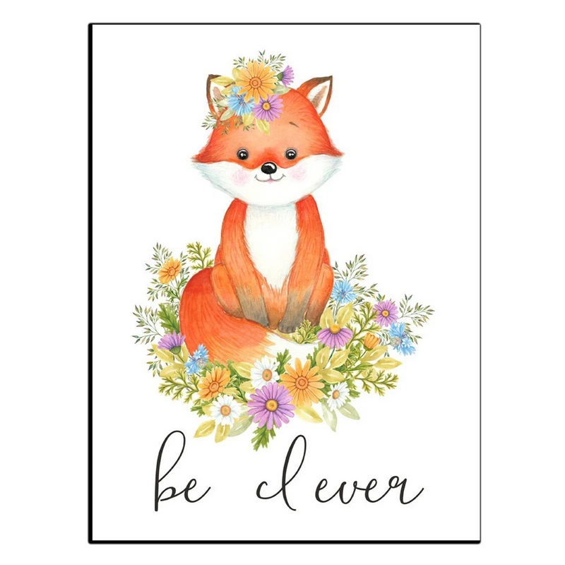 تایبو شاسی کودک بکلیت طرح نقاشی روباه مدل SH-13756