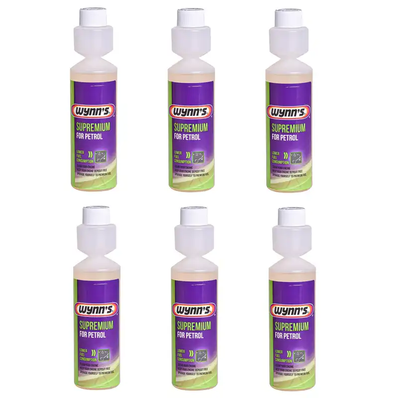 اکتان بوستر و مکمل سوخت وینز مدل سوپرمیوم حجم 250 میلی لیتر بسته 6 عددی