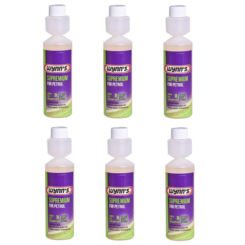  اکتان بوستر و مکمل سوخت وینز مدل سوپرمیوم حجم 250 میلی لیتر بسته 6 عددی