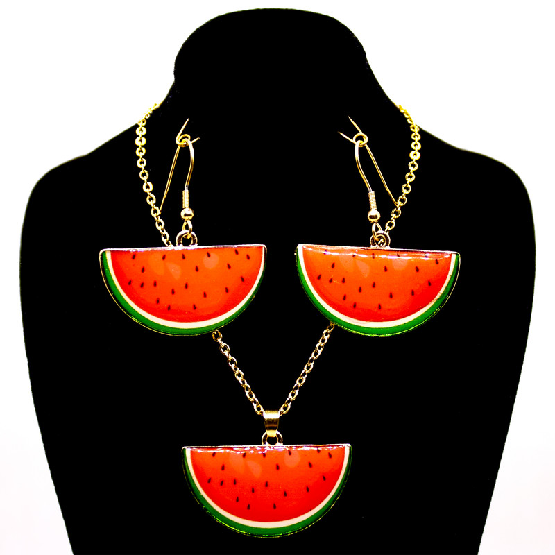 نیم ست دخترانه مدل یلدا طرح هندوانه کد 188 نیم ست دخترانه مدل یلدا طرح هندوانه کد 188