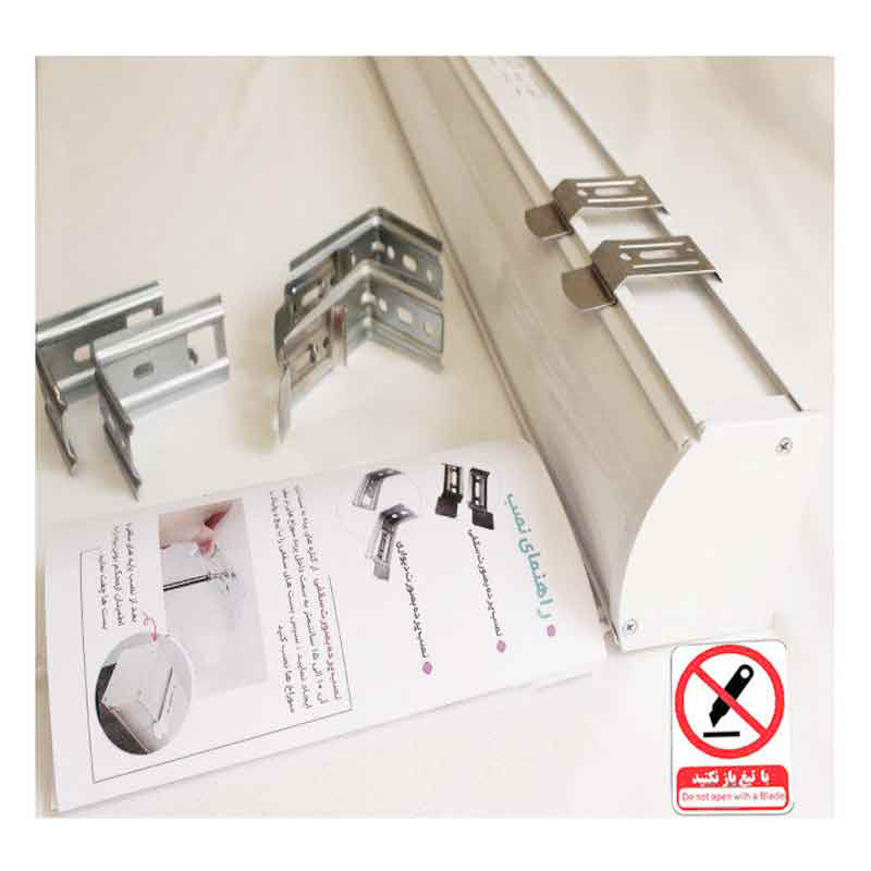 پرده زبرا زیو طرح TD-65 سایز 135x180 سانتی متر-