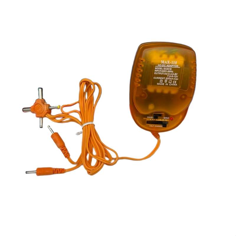 آداپتور متغیر 3 ولت تا 12 ولت 0.5 آمپر مدل EA3018 آداپتور متغیر 3 ولت تا 12 ولت 0.5 آمپر مدل EA3018