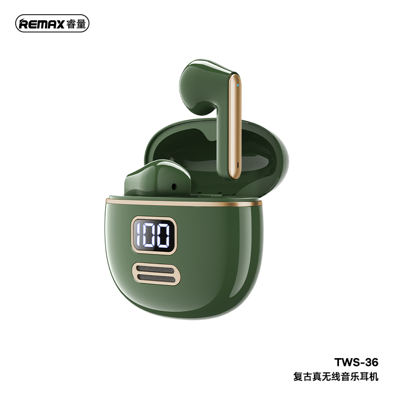 هدفون بلوتوثی ریمکس طرح کلاسیک مدل TWS-36
