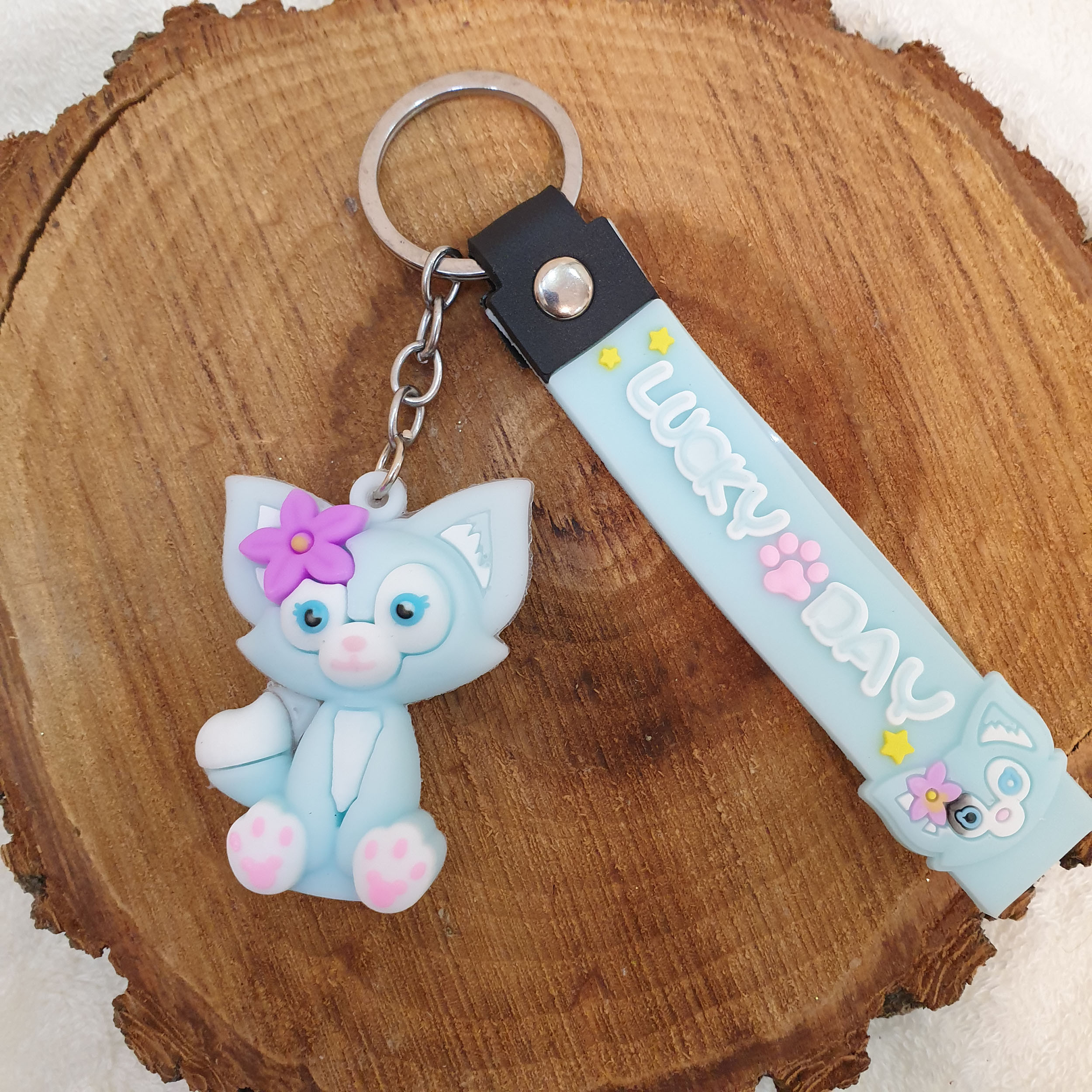 جاکلیدی مدل سیلیکونی طرح گربه گل به سر کد DB20 جاکلیدی مدل سیلیکونی طرح گربه گل به سر کد DB20