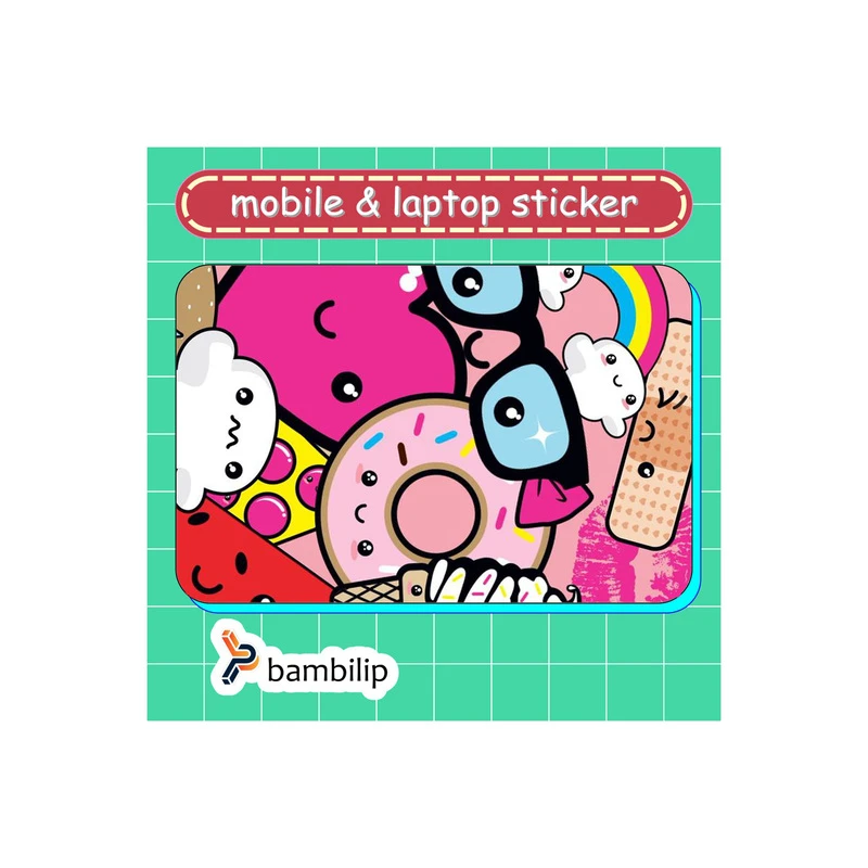 استیکر بامبیلیپ مدل کارت عابر طرح بک گراند  خوشمزه کد 0331744