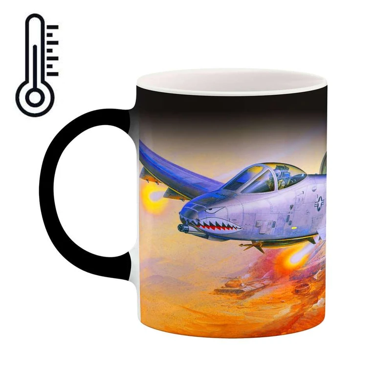 ماگ حرارتی کاکتی مدل هواپیمای جنگنده کد mgh10630