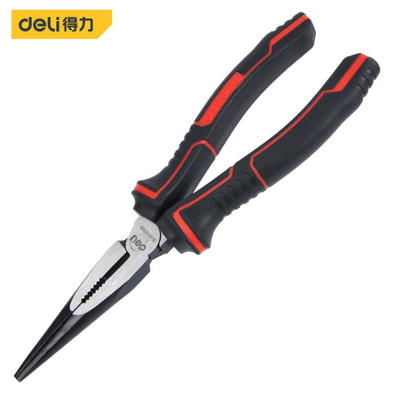 انبر دم باریک دلی مدل DL100208G سایز 8 اینچ