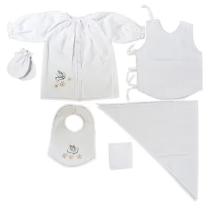 ست 6 تکه لباس نوزادی طرح پرنده مدل N1