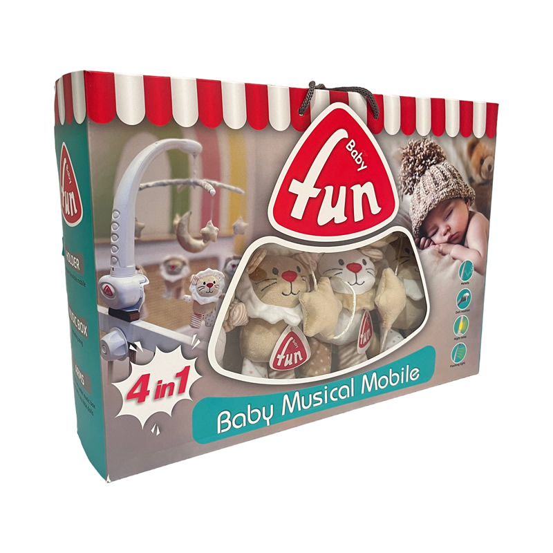 آویز تخت کودک فان بی بی  مدل شیر چراغدار