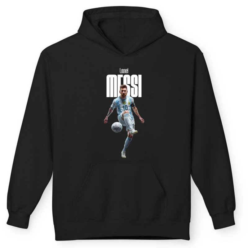 هودی مردانه پاد آفرین مدل فوتبالی لیونل مسی کد 1336