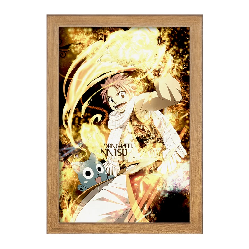 تابلو خندالو مدل ناتسو انیمه فری تیل Fairy Tail  کد 16527