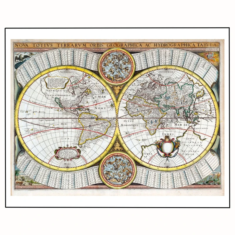 پوستر مدل  نقشه جهان 