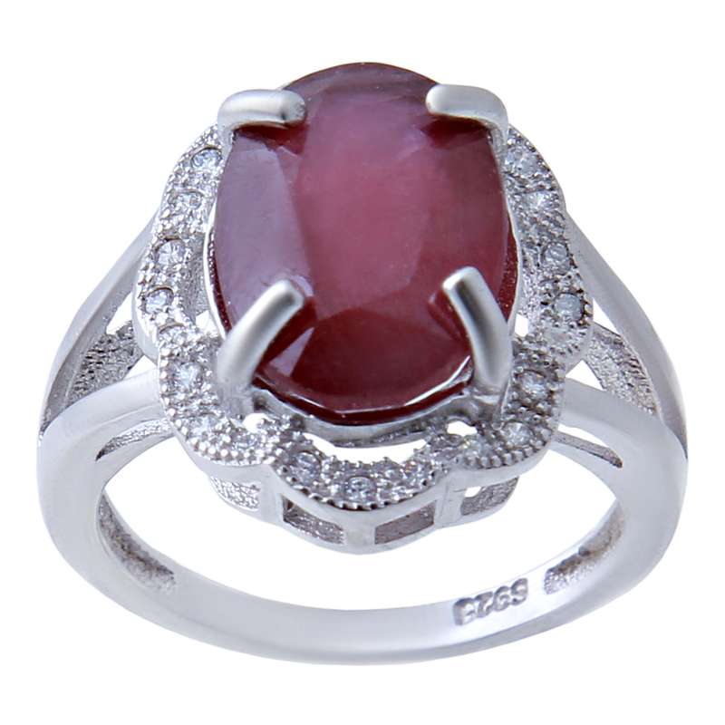    انگشتر نقره زنانه بازرگانی میلادی کد AWR-476