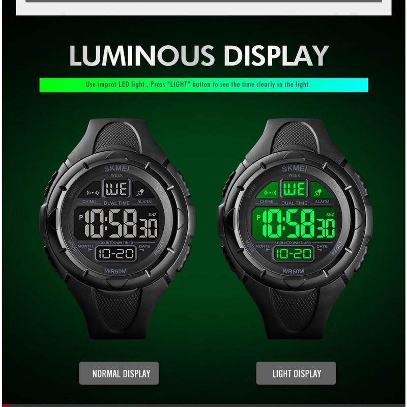 ساعت مچی دیجیتال اسکمی مدل 1656