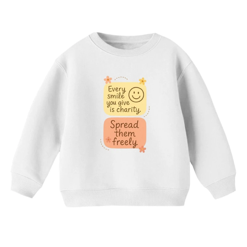 سویشرت بچگانه مدل گسترش لبخند  