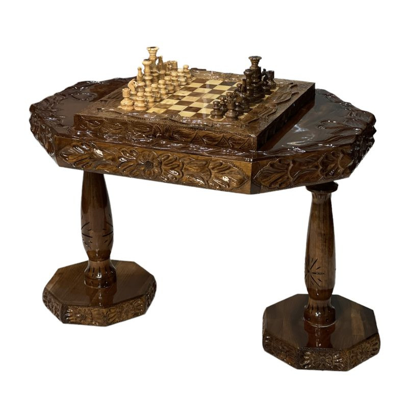 میز شطرنج مدل هشت گوش کد 4541