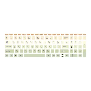 برچسب حروف فارسی کیبورد توییجین و موییجین مدل colors 20 مناسب برای لپ تاپ اچ پی Pavilion 15-P Series
