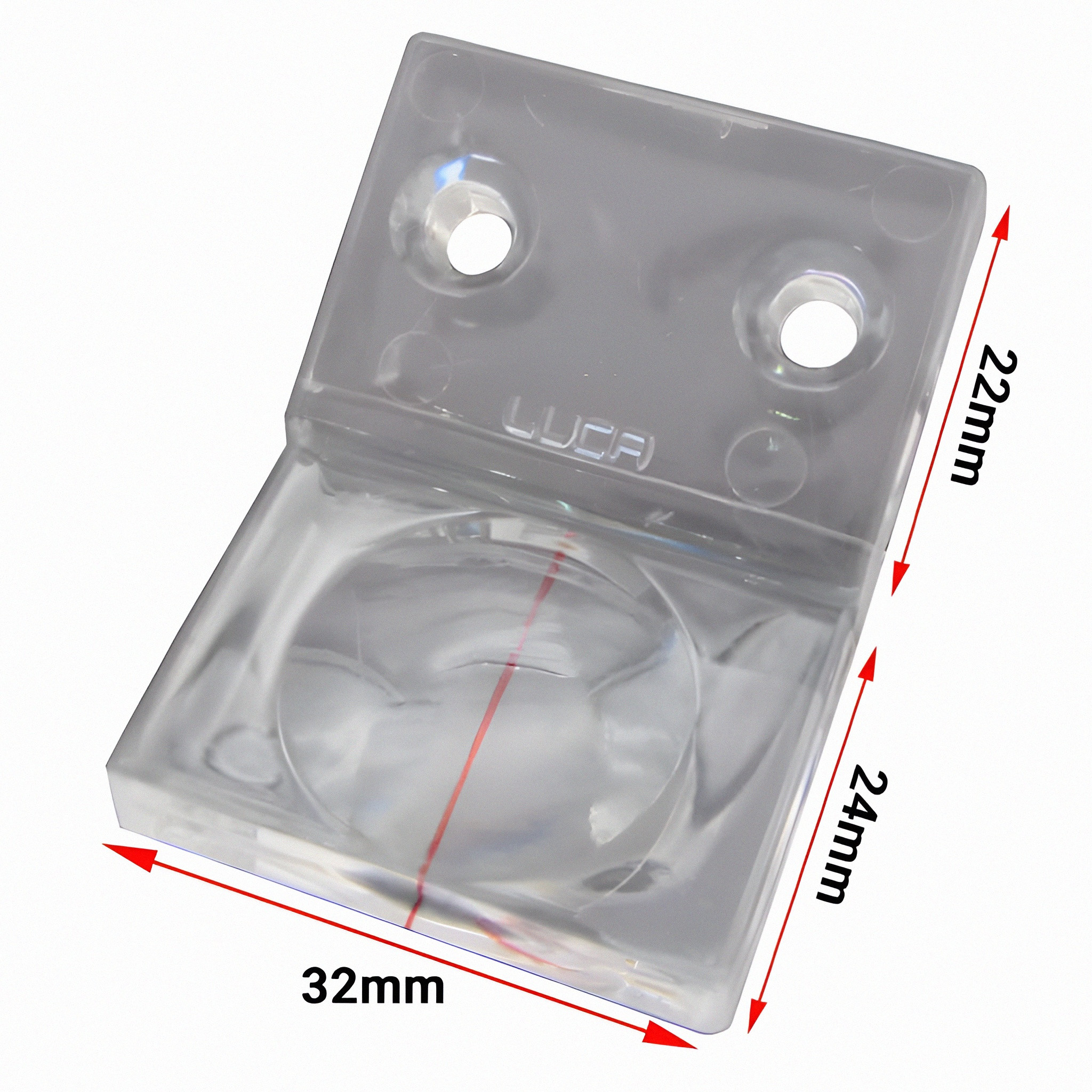 ذره بین دورکن مدل دو پیچ سایز 32mm