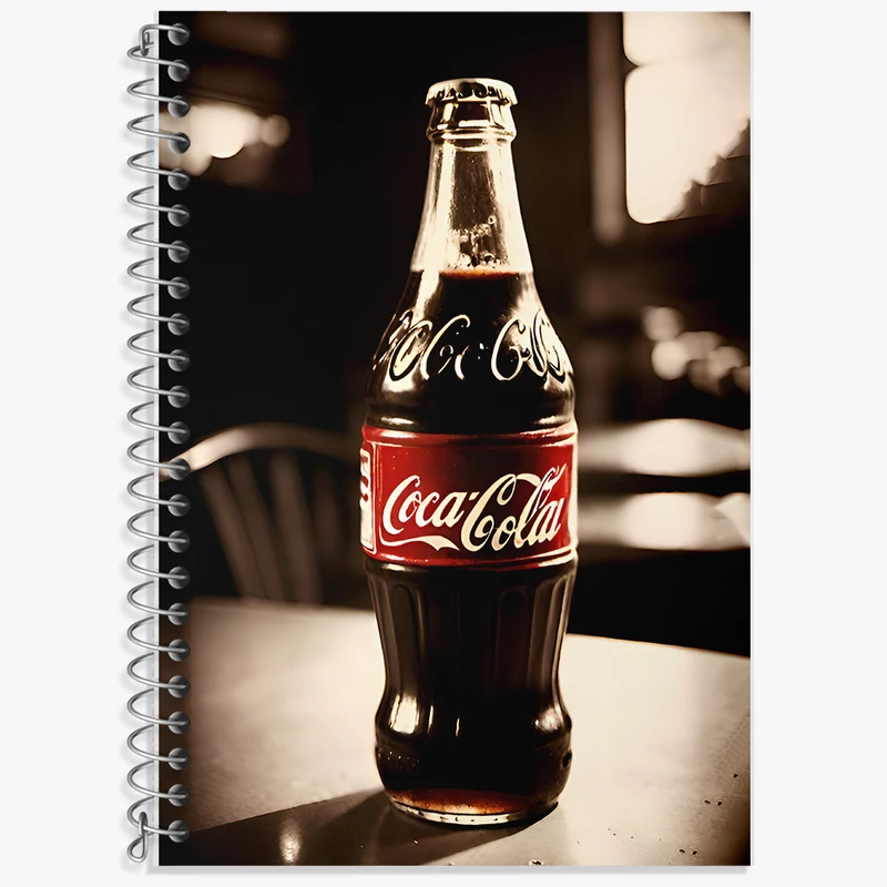 دفتر نت موسیقی 50 برگ خندالو طرح نوشابه کوکاکولا کد F7514