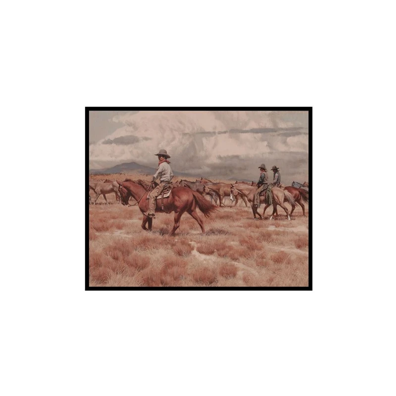 پوستر مدل چاپ اسب سواری