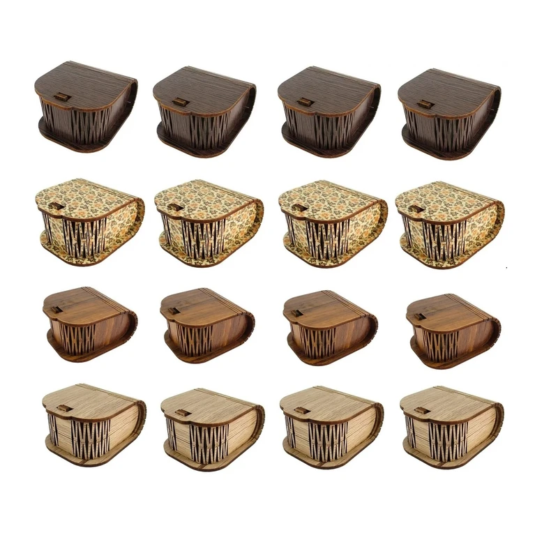 جعبه انگشتر پارلا گوهر کد 3368 بسته 16 عددی