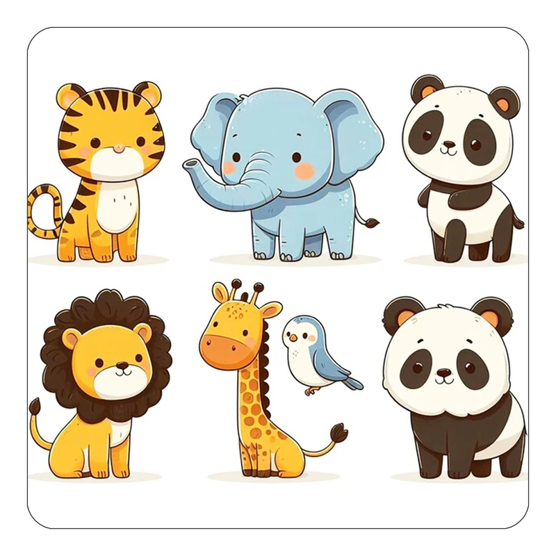 مگنت کاکتی طرح حیوانات کارتونی مدل mp27620