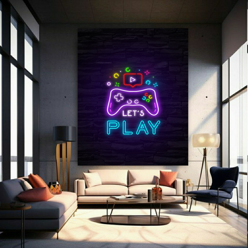 تابلو بوم طرح گیم مدل پلی استیشن کد PP2823