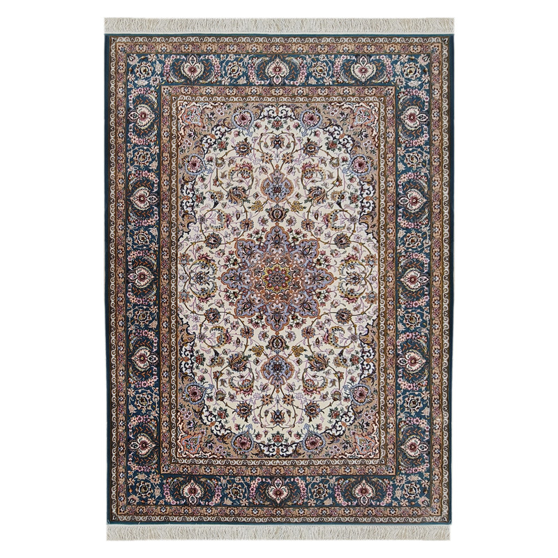 فرش دستبافت چهار متری مدل اصفهان کد 1283