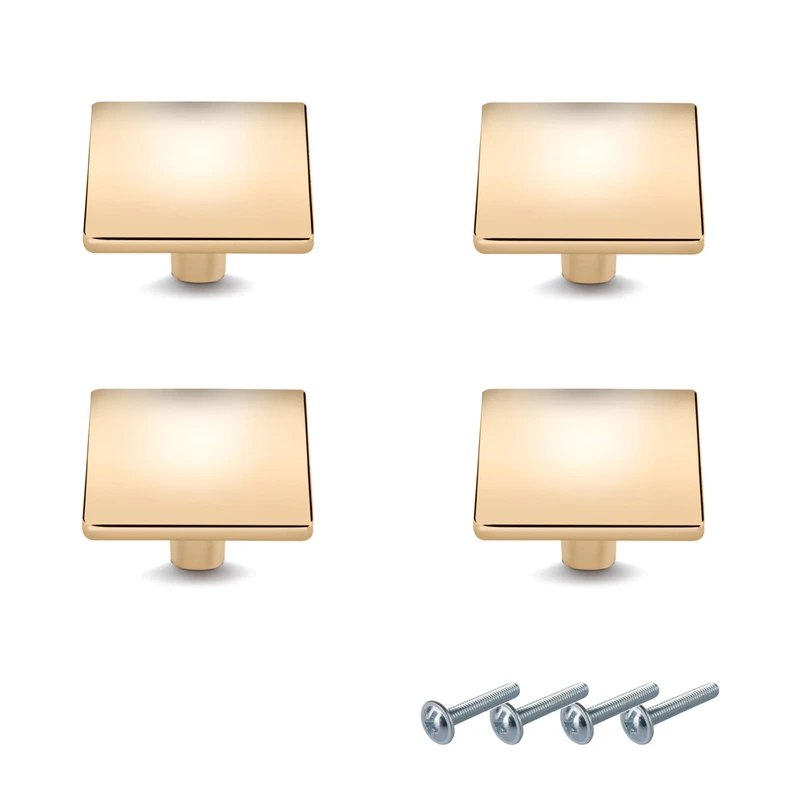 عکس شماره 3 : دستگیره کابینت مدل تک پبچ مربع مجموعه 4 عددی