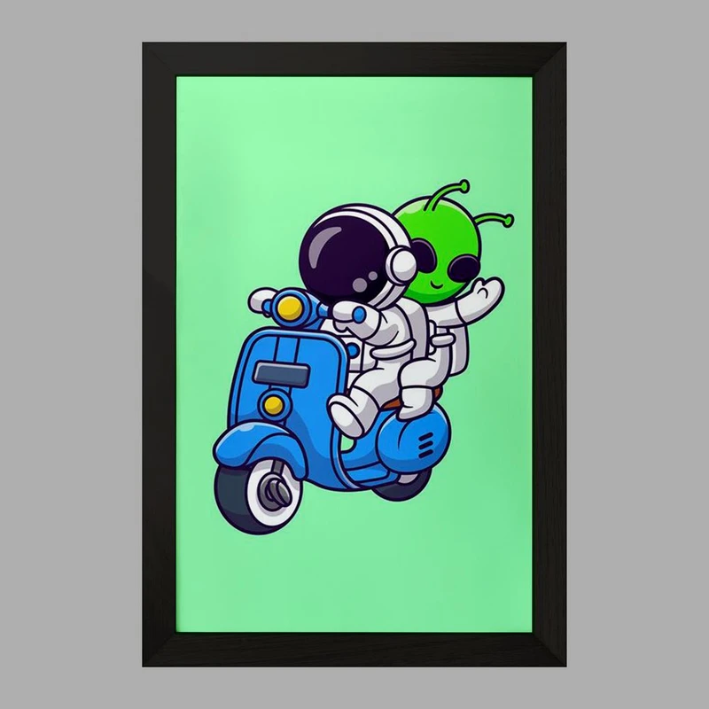 تابلو خندالو مدل فضانورد کد 25062