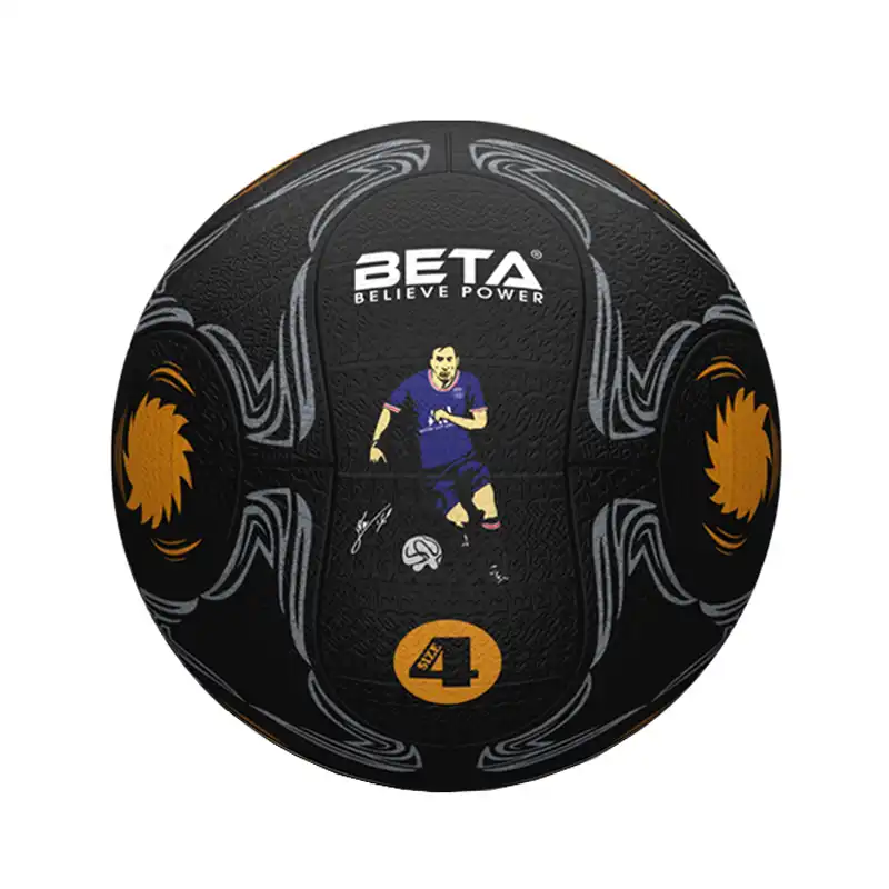 توپ فوتبال مدل مسی لاستیکی 4