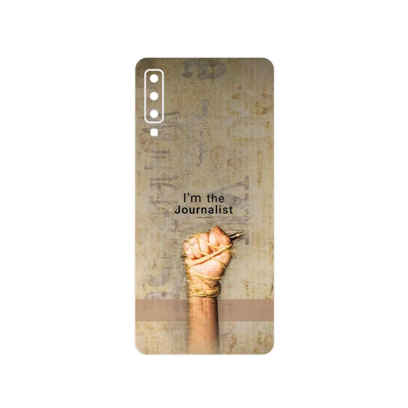 برچسب پوششی ماهوت مدل Journalist مناسب برای گوشی موبایل سامسونگ Galaxy A7 2018