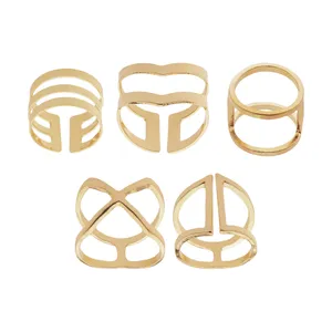 انگشتر زنانه کد ZB-R19 مجموعه 5 عددی