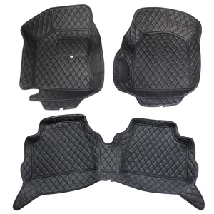 کفپوش 5 بعدی خودرو مدل چرم گلدوزی مناسب برای کوییک