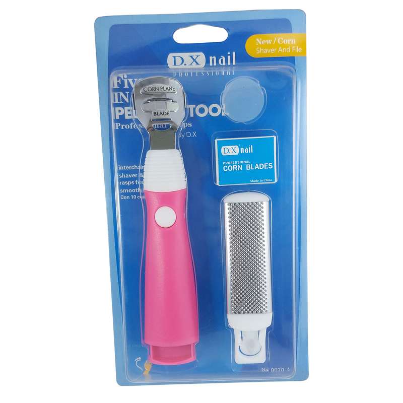 ست تیغ و رنده پا مدل B020-A مجموعه 5 عددی