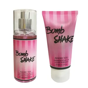 بادی میست زنانه ادور یو مدل Bomb_Shake حجم 88 میلی لیتر به همراه لوسیون بدن حجم 88 میلی لیتر