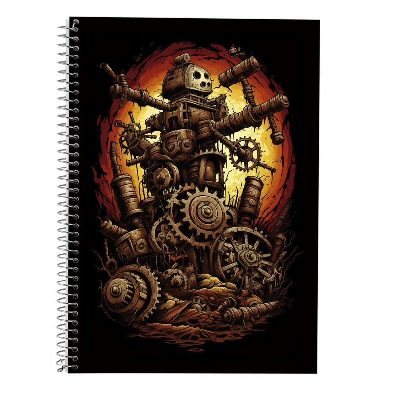 دفتر زبان 50 برگ مدوپد مدل دوخط طرح تایتان Titan کد DF11990