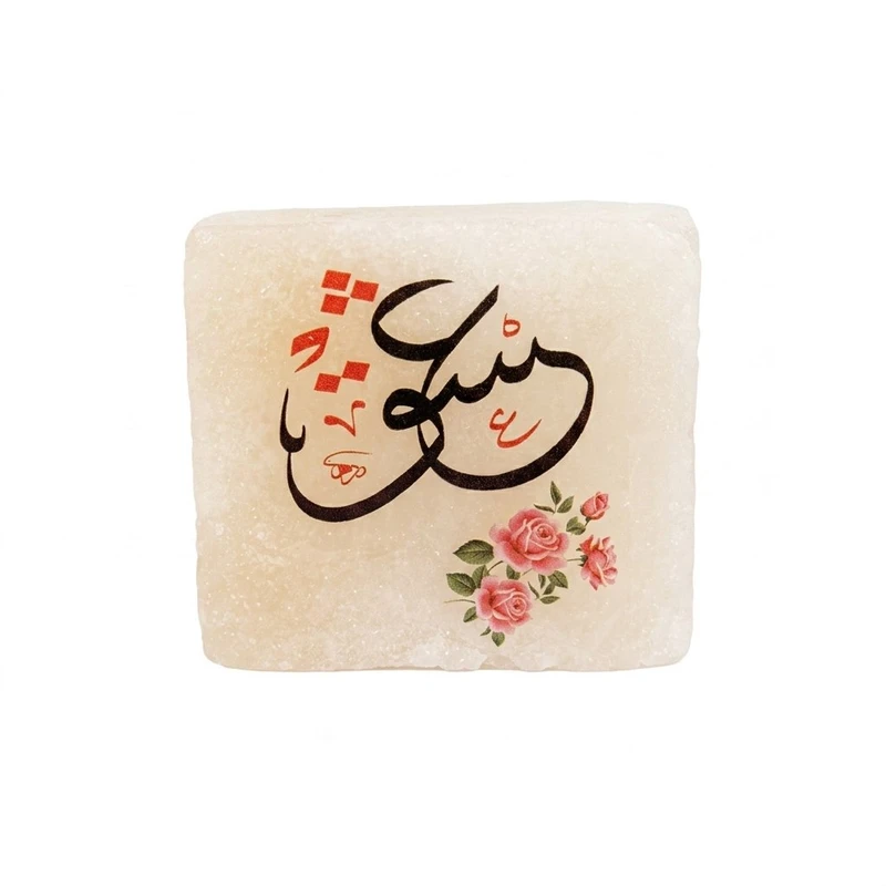 سنگ نمک دکوری مدل مربعی کد ۶۰۵